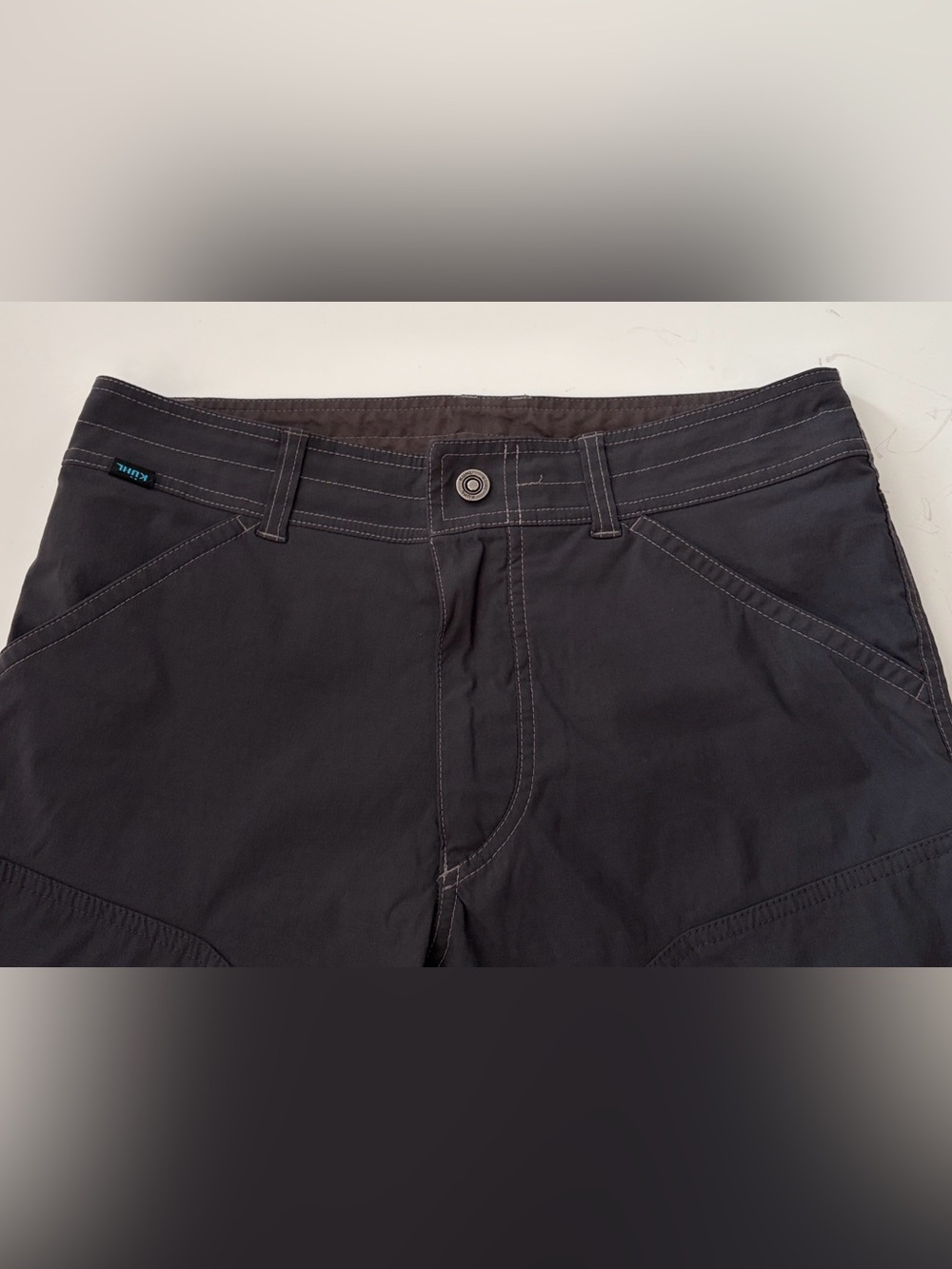Kuhl Men’s Shorts Renegade Hiking Shorts Carbon Color 11" Inseam size 32 - Picture 10 of 16